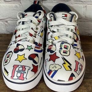 Heelys Pro 20 Multicolor Special Edition Collab Tommy Hilfiger Skate Shoes Sz Y5